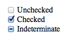 checkbox stavy